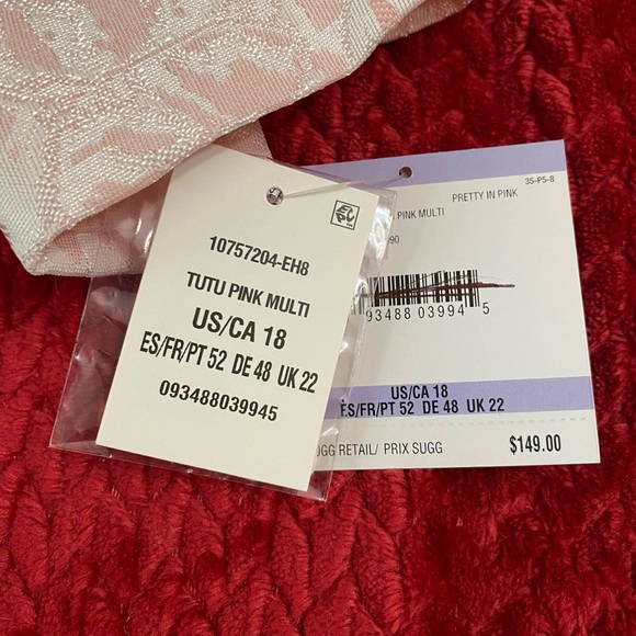 Kasper Women's Evening Coat Blazer Brocade Floral Pattern Size 18 Beaded Neck - Picture 2 of 16